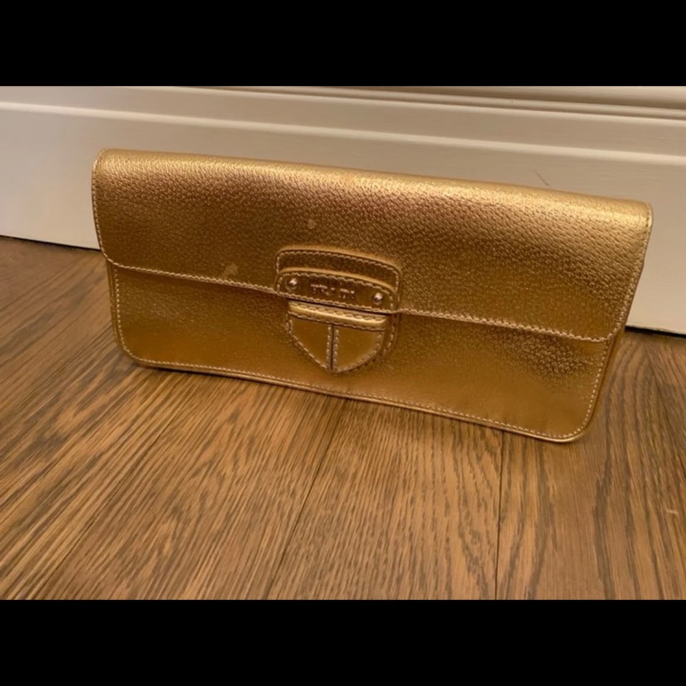 Prada runway clutch